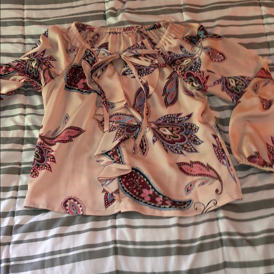 Pink Paisley Blouse